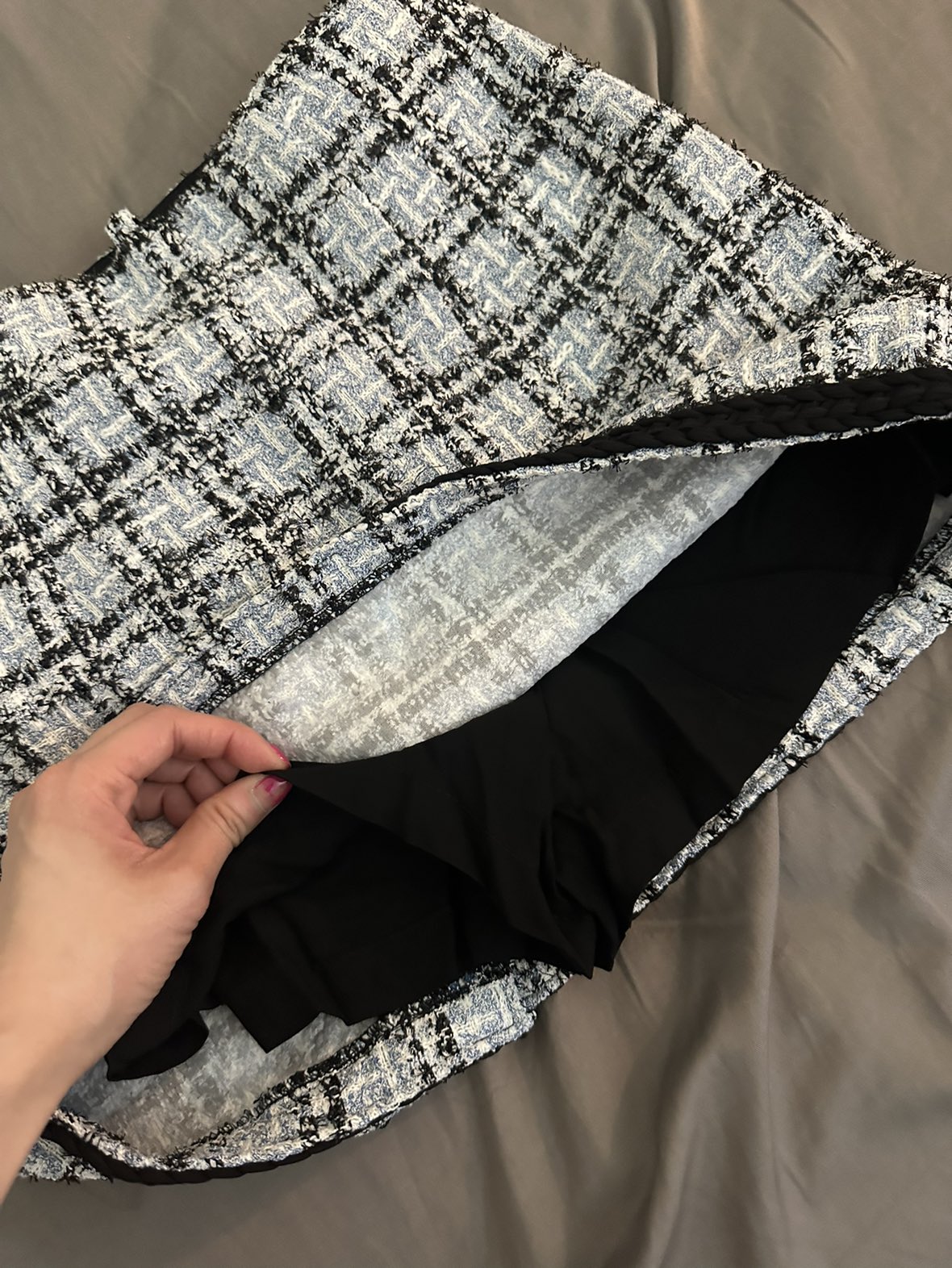 Maje tweed skort size 1 - photo 4