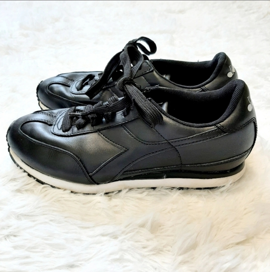 DIADORA KOALA LEATHER SHOES SIZE 6.5 Youth or 8.5 Women's - photo 2