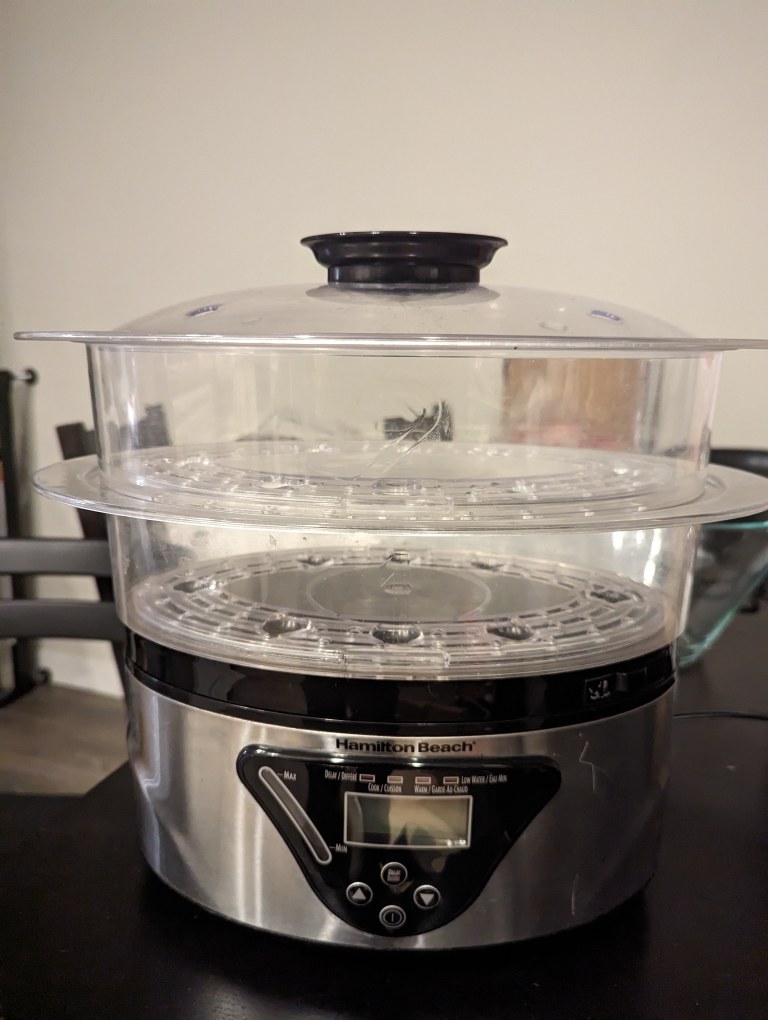 Hamilton Beach Electric food Steamer - 2 tier - photo 2