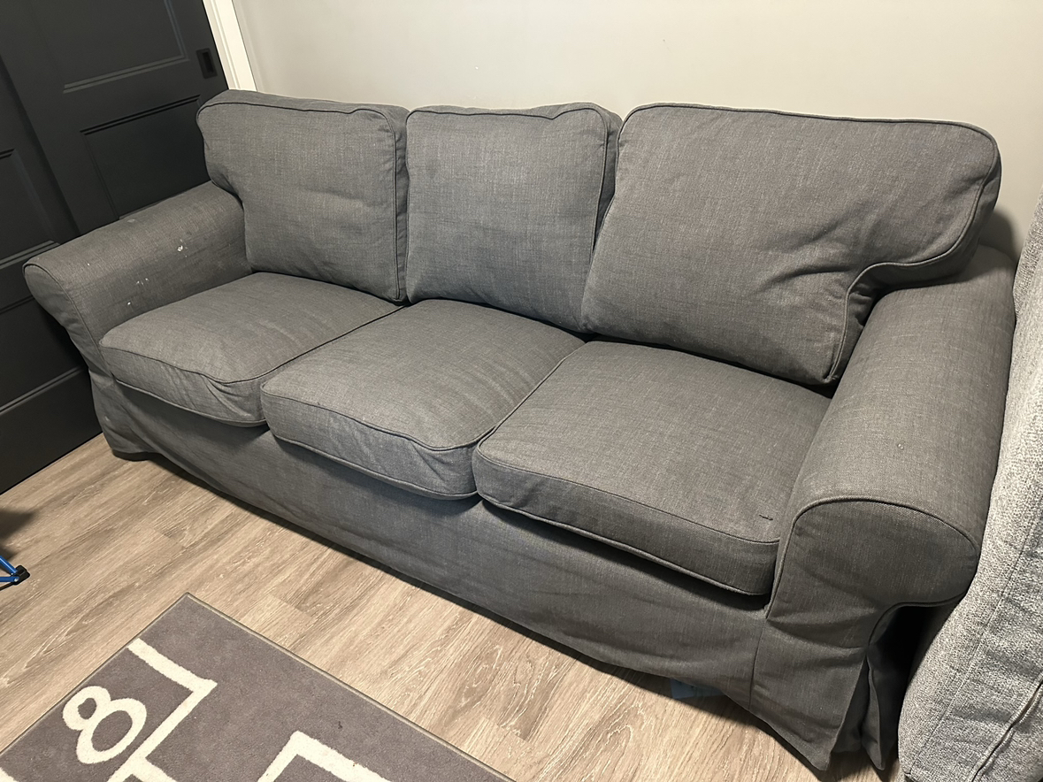 IKEA 3 seat couch - photo 2