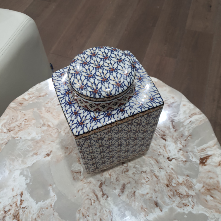 Cobalt Blue Square Porcelain Ginger - photo 3