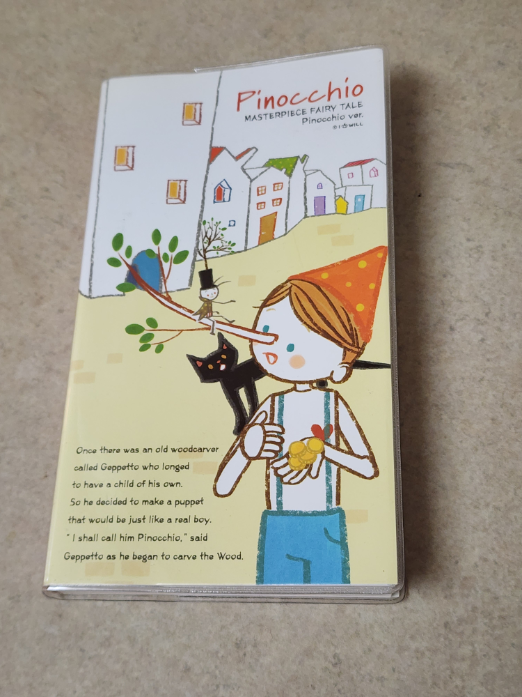 #freecycle small/travel size Pinocchio planner thumbnail