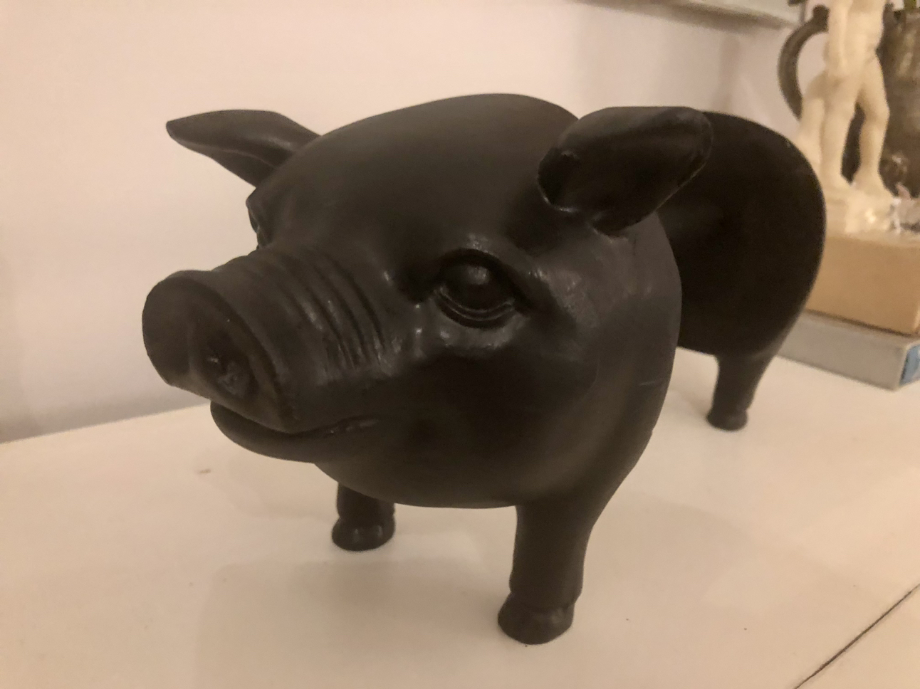 Charming Rustic Farmhouse Pig Paper Towel Holder thumbnail