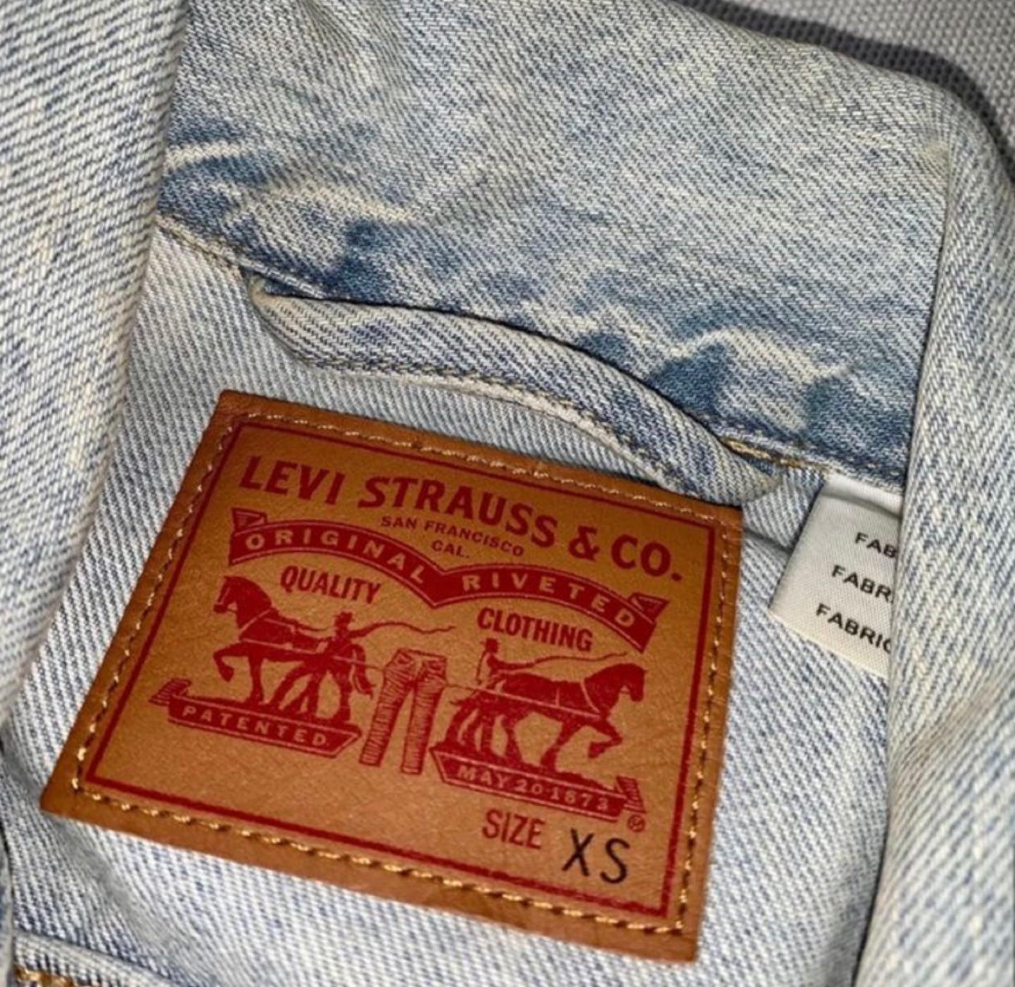 Levi's Trucker Denim Jacket; Custom Backwoods' Logo - photo 5
