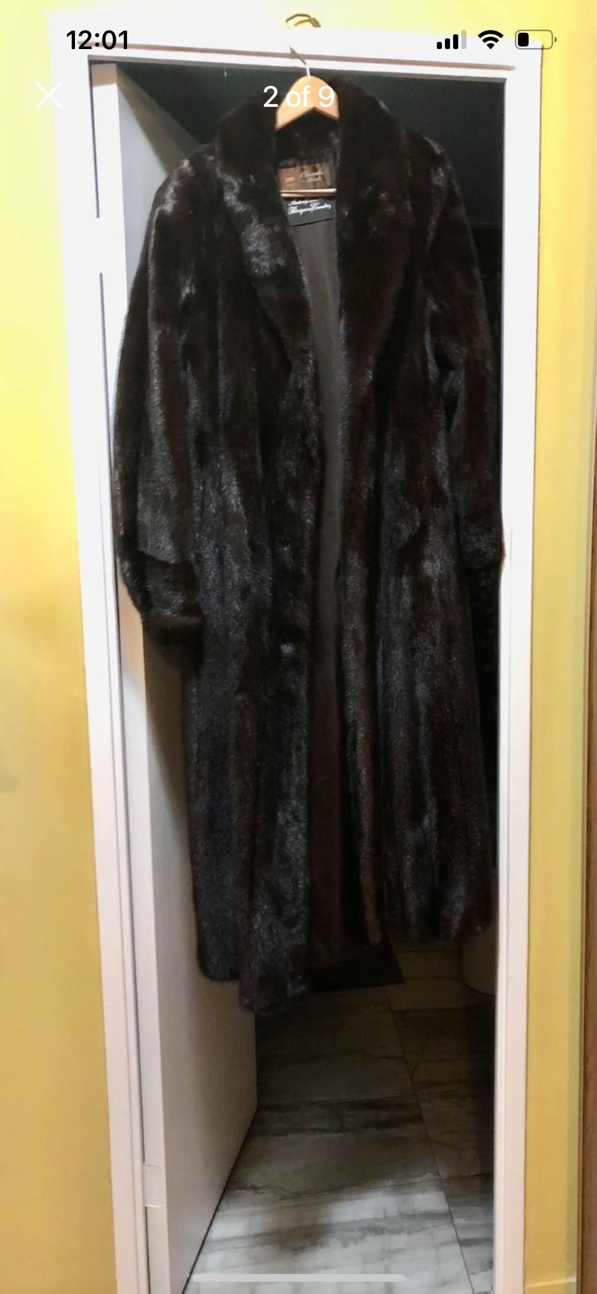 Real Mink Long Fur Coat image indicator(2)