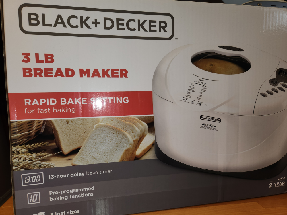 Black+Decker 3 LB Bread Maker thumbnail