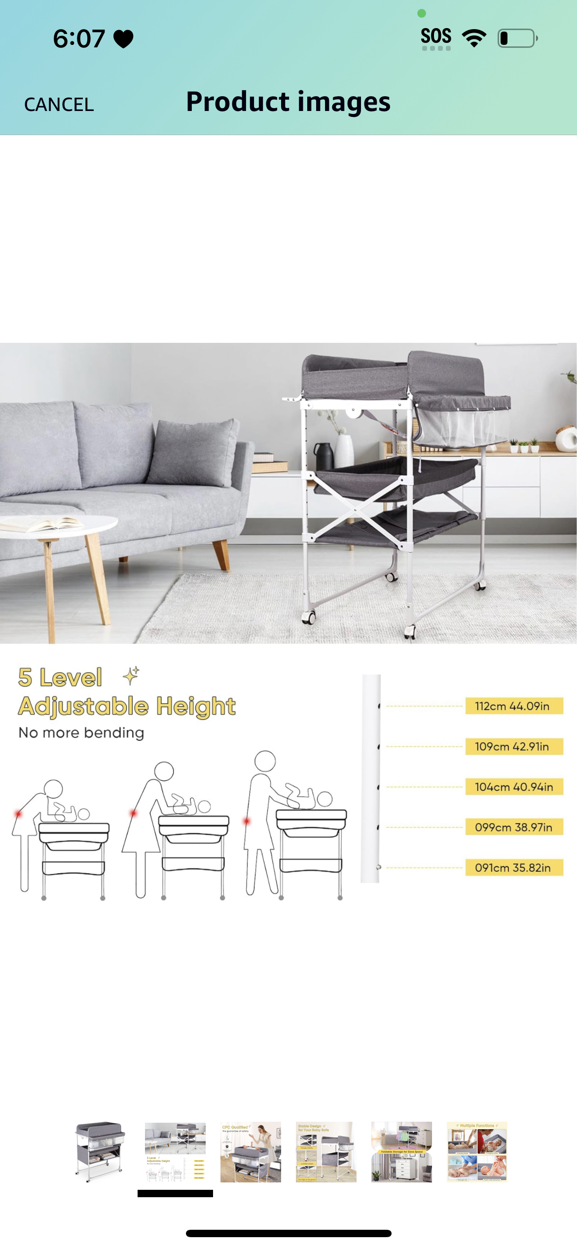 Baby diaper changing table #190 - photo 3