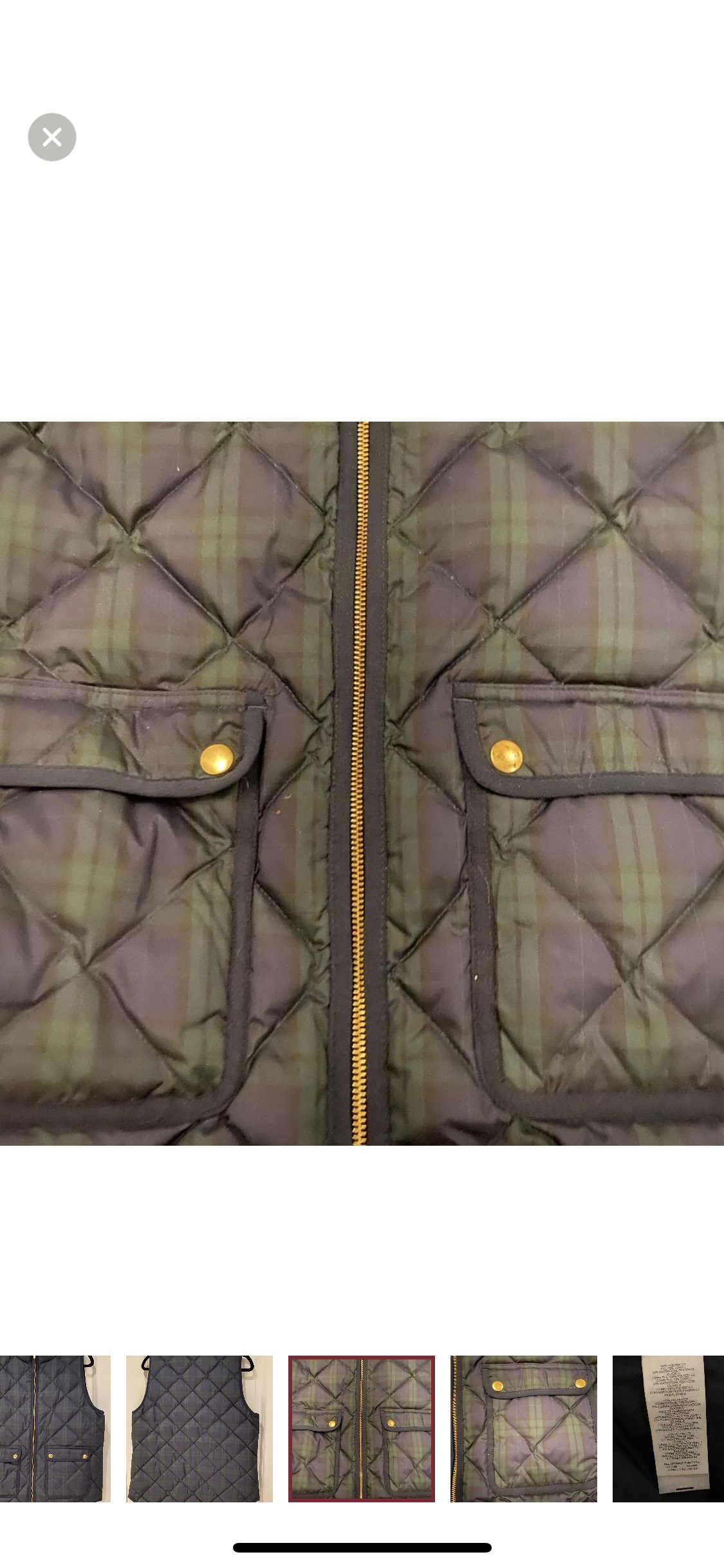 J. CREW Printed Quilted Vest - photo 4