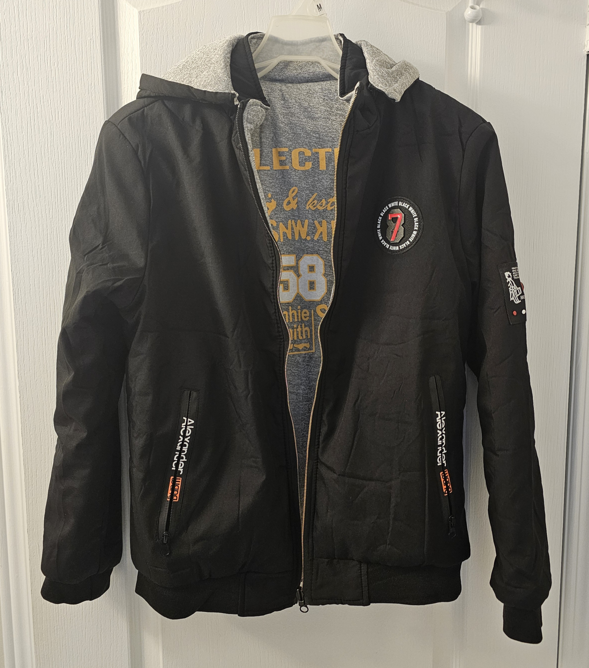 Jacket with Hoodie Reversible Youth size 14