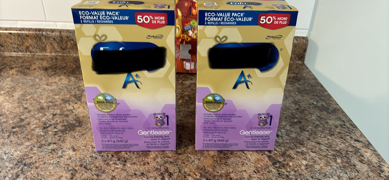 Enfamil Gentleease formula - 2 boxes