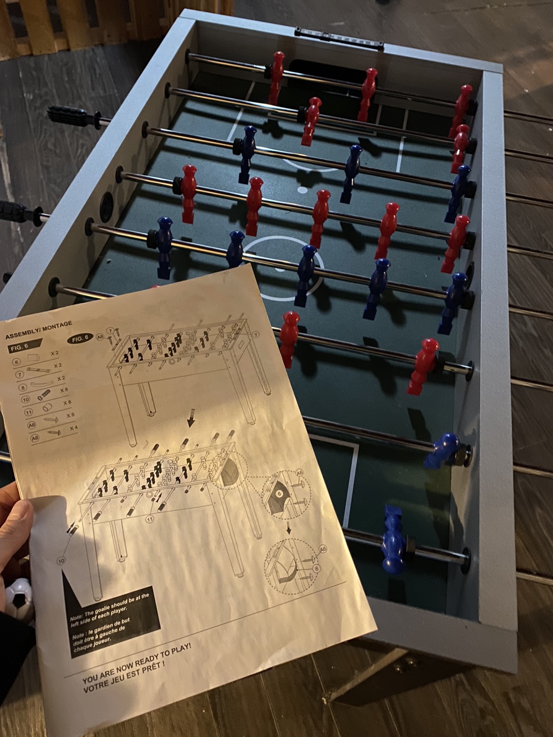 Foosball table / baby foot / soccer table image indicator(6)