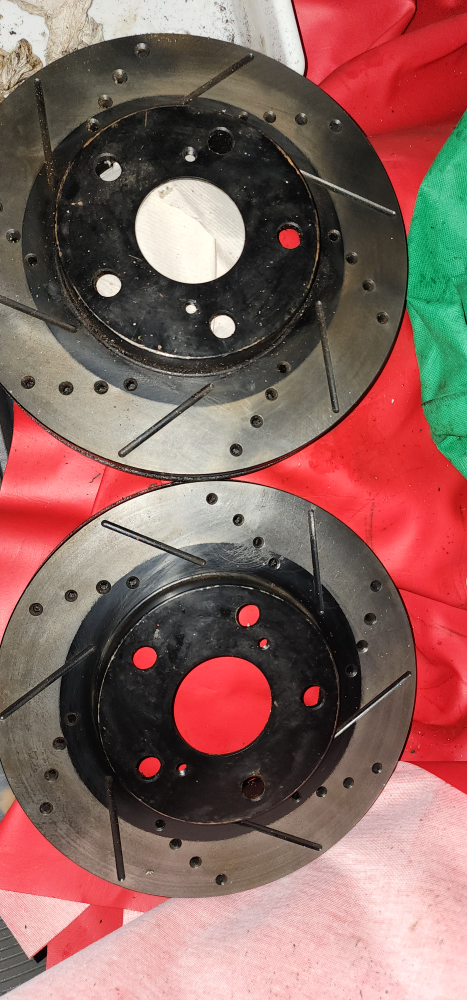 NEW front brake pads and rotors for toyota camry 04-06 thumbnail