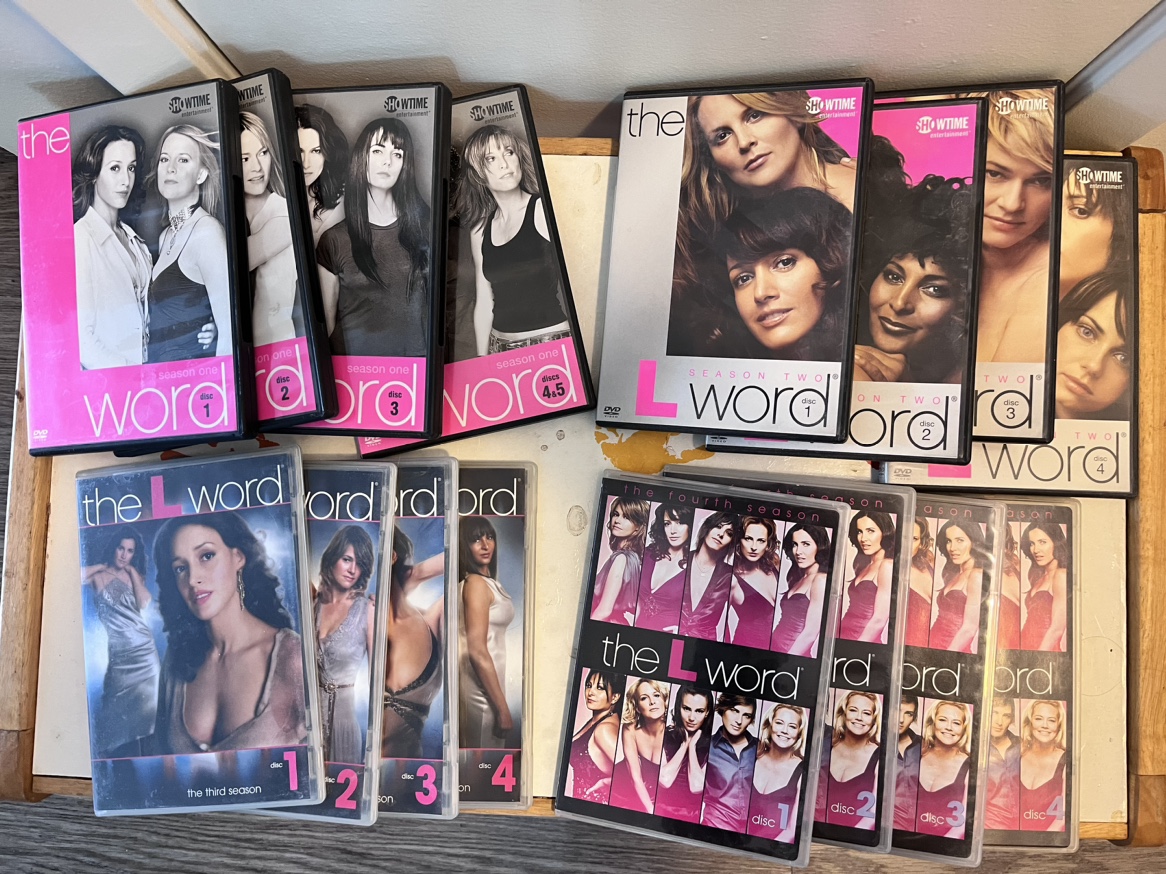 The L word season 1 thru 4 dvds