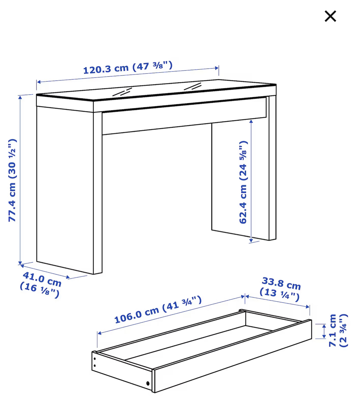 Dressing table /desk - photo 4