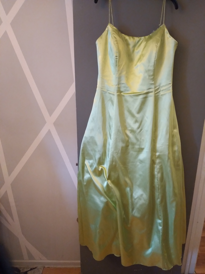 Lime / green event gown $30.00 OBO