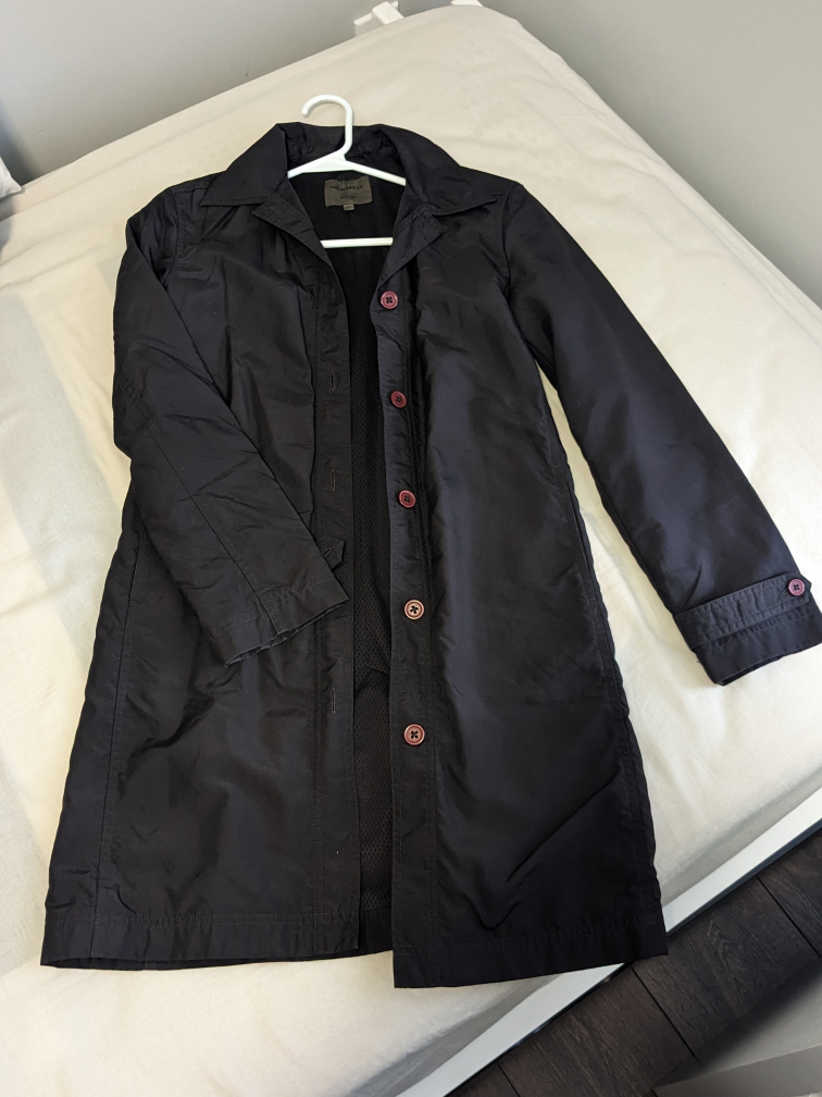 Womens trenchcoat jacket - waterproof image indicator(2)