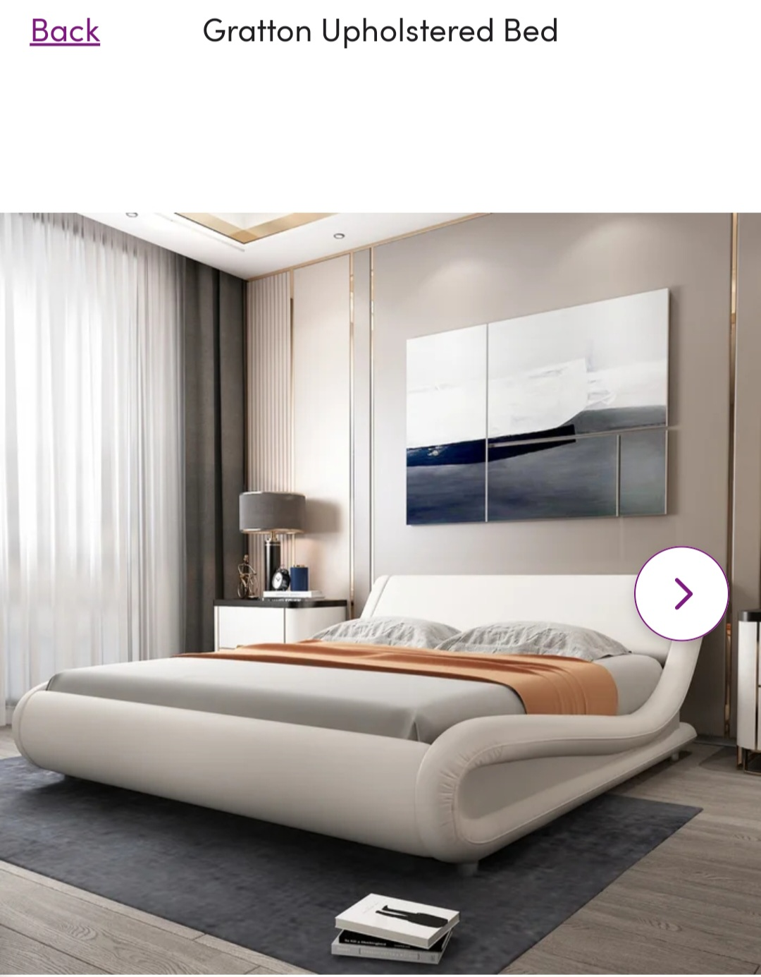 Gratton Upholstered Bed thumbnail