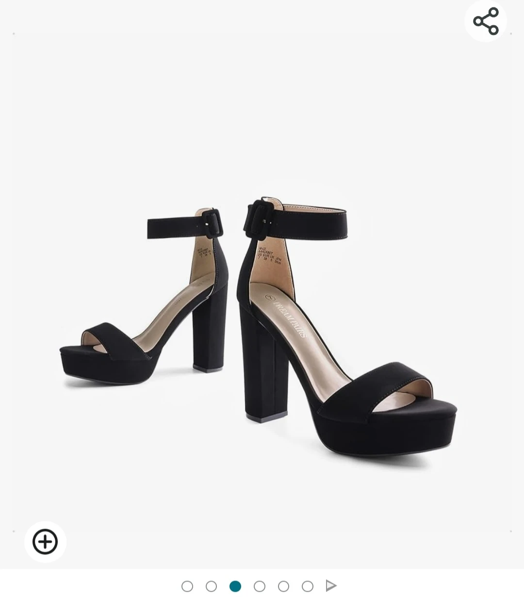 DREAM PAIRS Women's Hi-Lo High Heel Platform Pump Sandals - photo 4