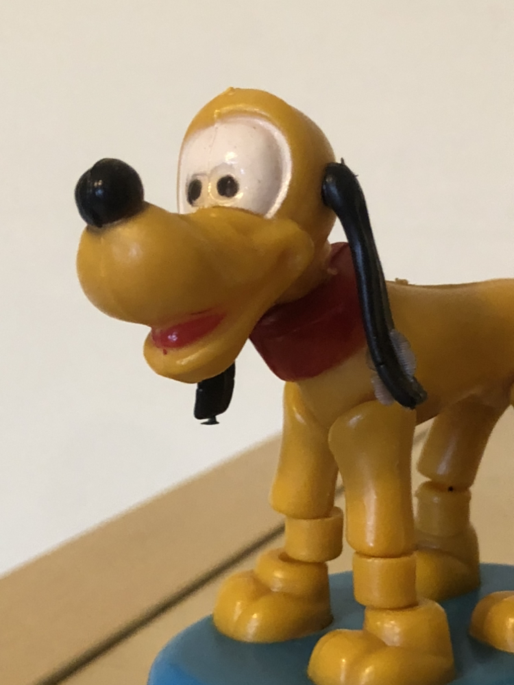 Vintage Disney 1977 Pluto Push-Up Puppet Toy - photo 2