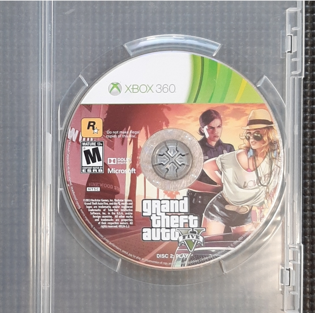 GRAND THEFT AUTO GTA FIVE V  XBOX 360 thumbnail