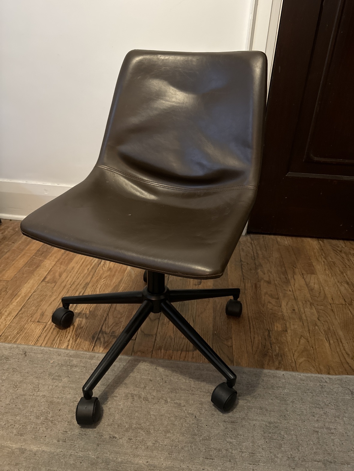 Ashley Office Swivel Desk Chair - Brown