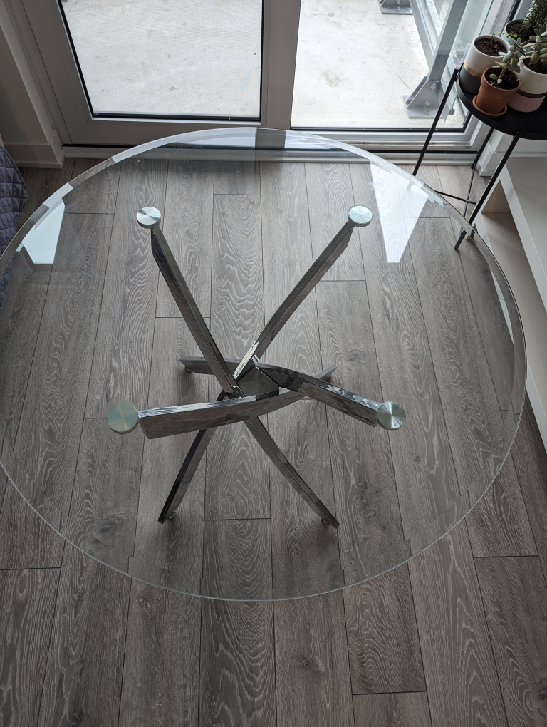 Round Dining Table Glass - photo 3