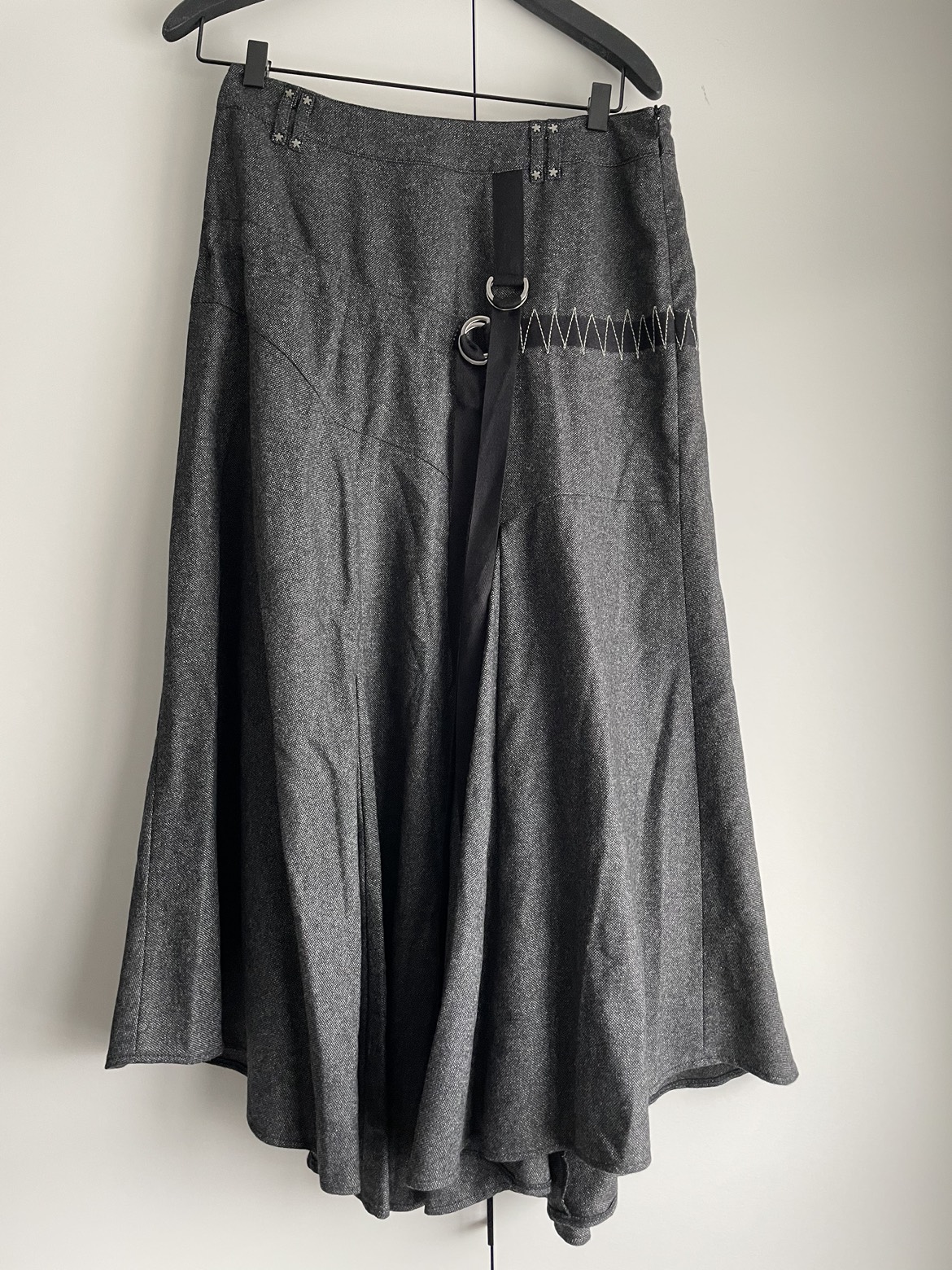 Vintage maxi flared skirt