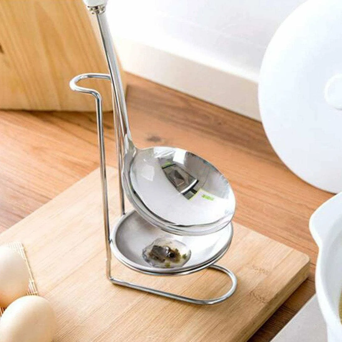 Stainless Steel Spoon Rest Holder image indicator(6)