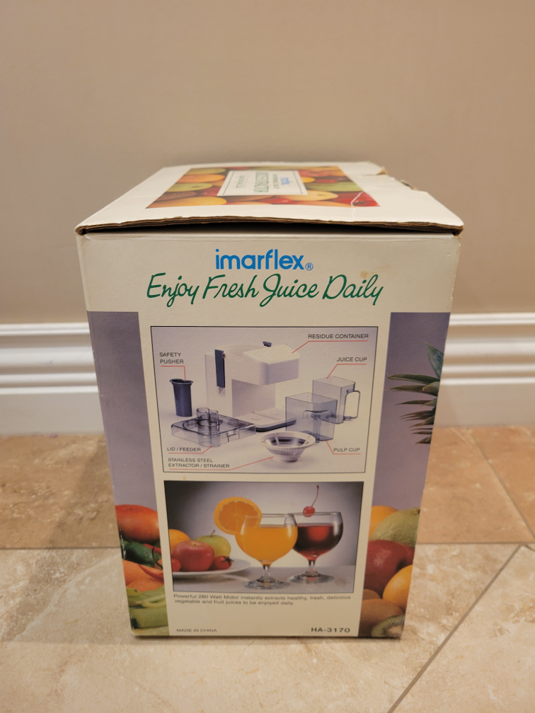 Juice Extractor High Performance Dual Cup Juicer Imarflex - photo 5