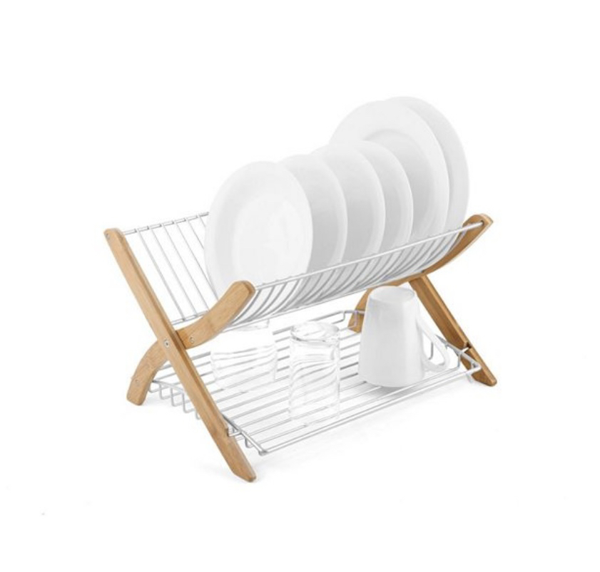 Umbra Stack bamboo dish rack thumbnail