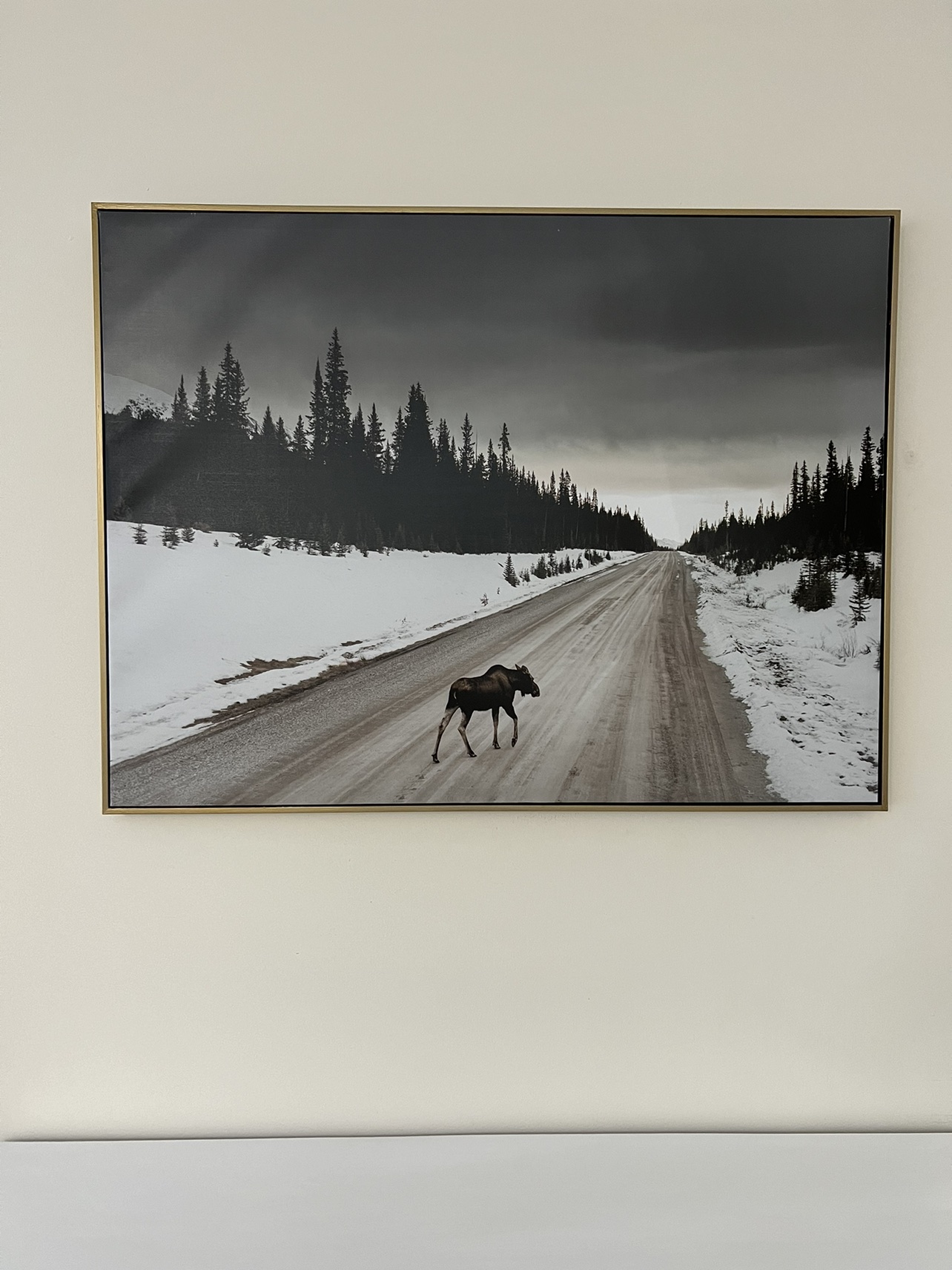 Gold frame - Canvas - Canadian Landscape Painting thumbnail
