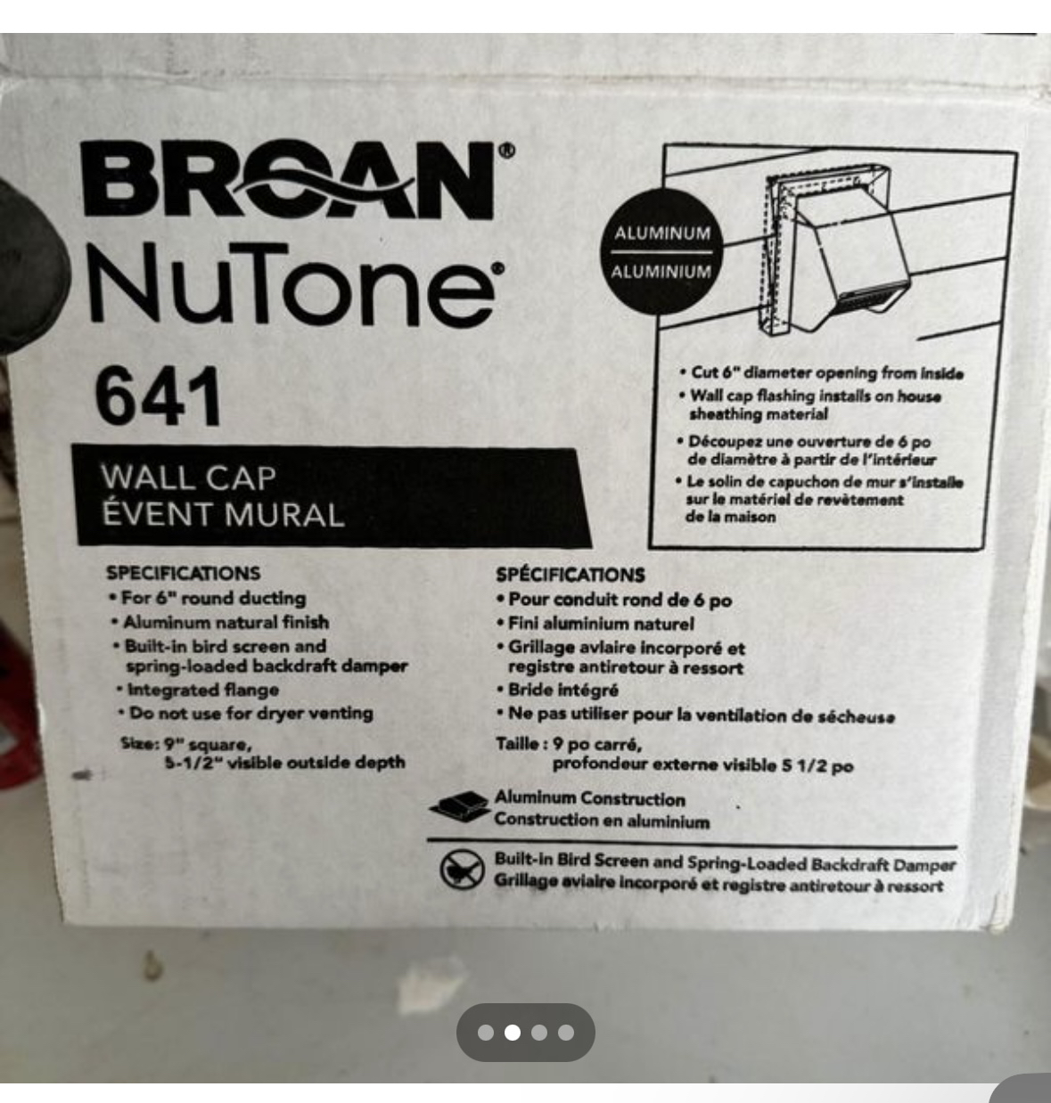 Exterior Wall Vent cover image indicator(2)