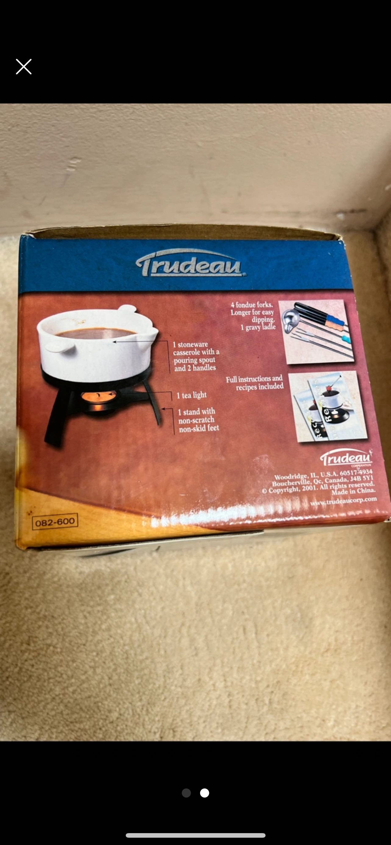 Brand New 8 Piece Dessert Fondue Sauce Warmer Set for $25 - photo 2