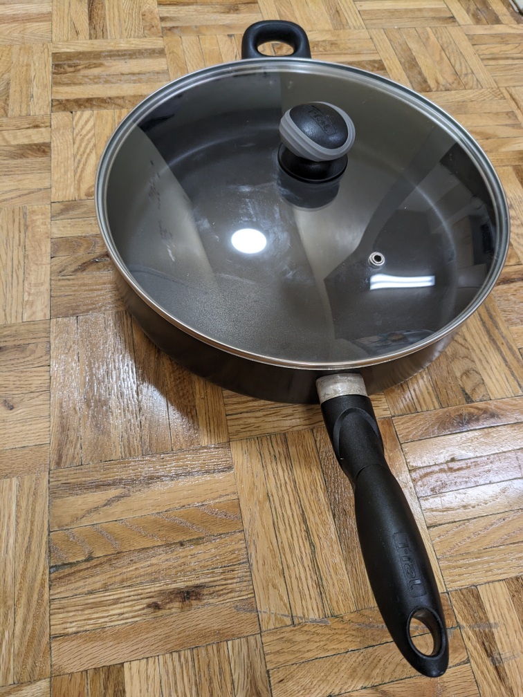 T-fal Nonstick Deep Covered Everyday Pan -12 inch