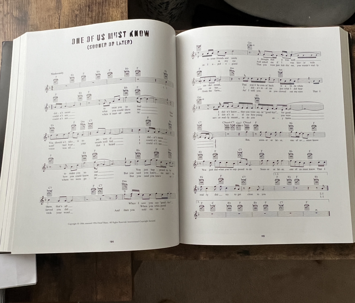 Bob Dylan Book - 100 songs and pictures🥕 image indicator(4)