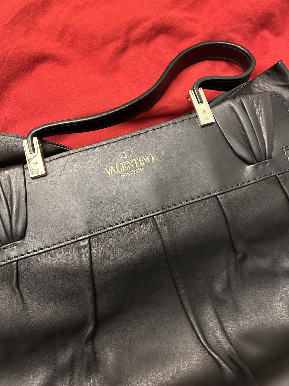 Valentino Garavani Vintage Ribbon Handbag Great Condition image indicator(2)