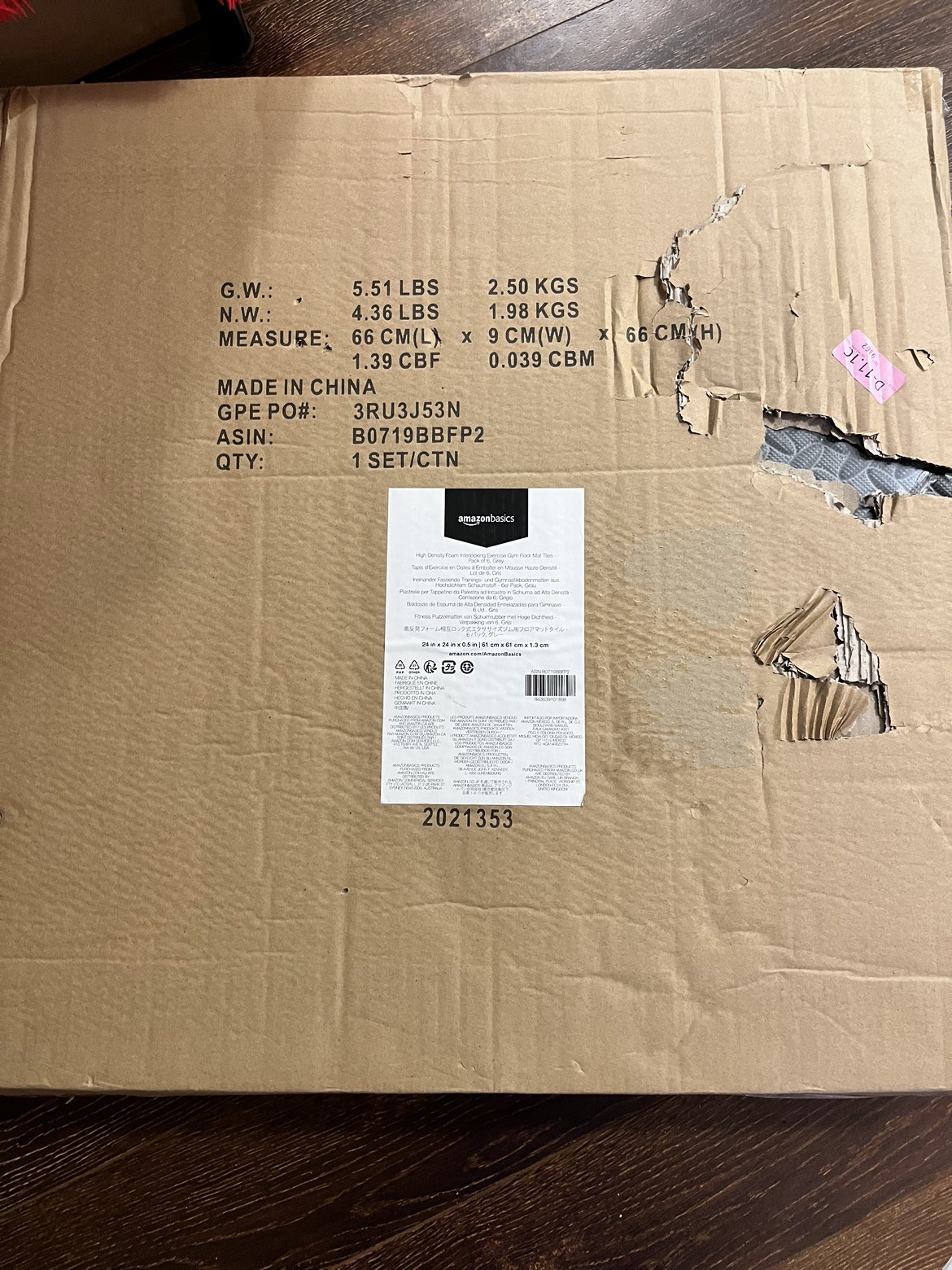 High density foam Exercise Mat tiles image indicator(3)