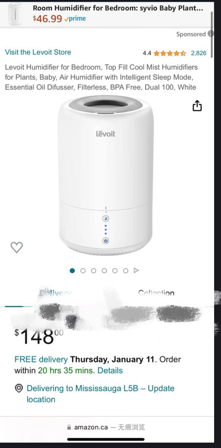 levoit humidifer
