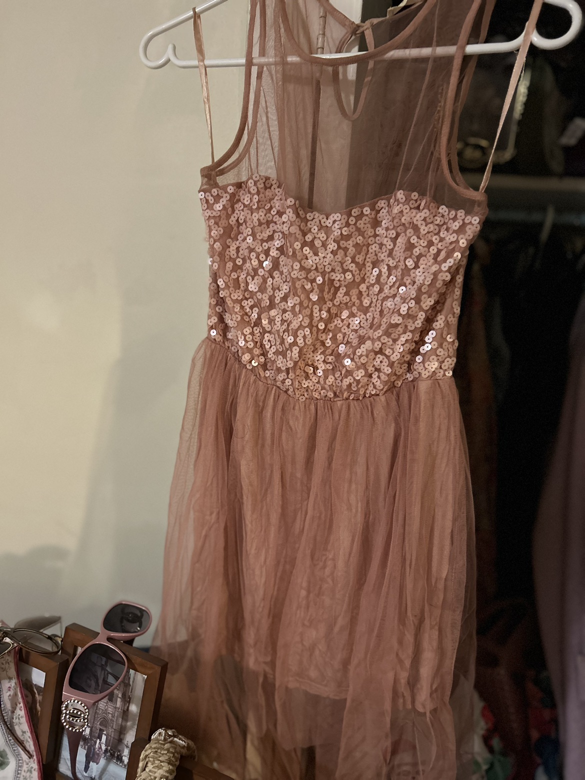 LuLus ballet core dress with sequins thumbnail