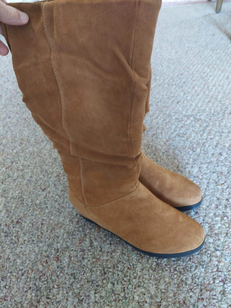 Cougar Boots tan color excellent condition size 10 - photo 3