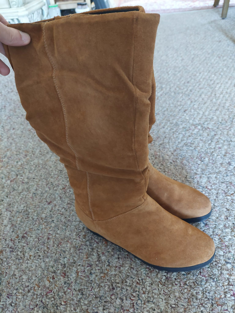 Cougar Boots tan color excellent condition size 10 - photo 4