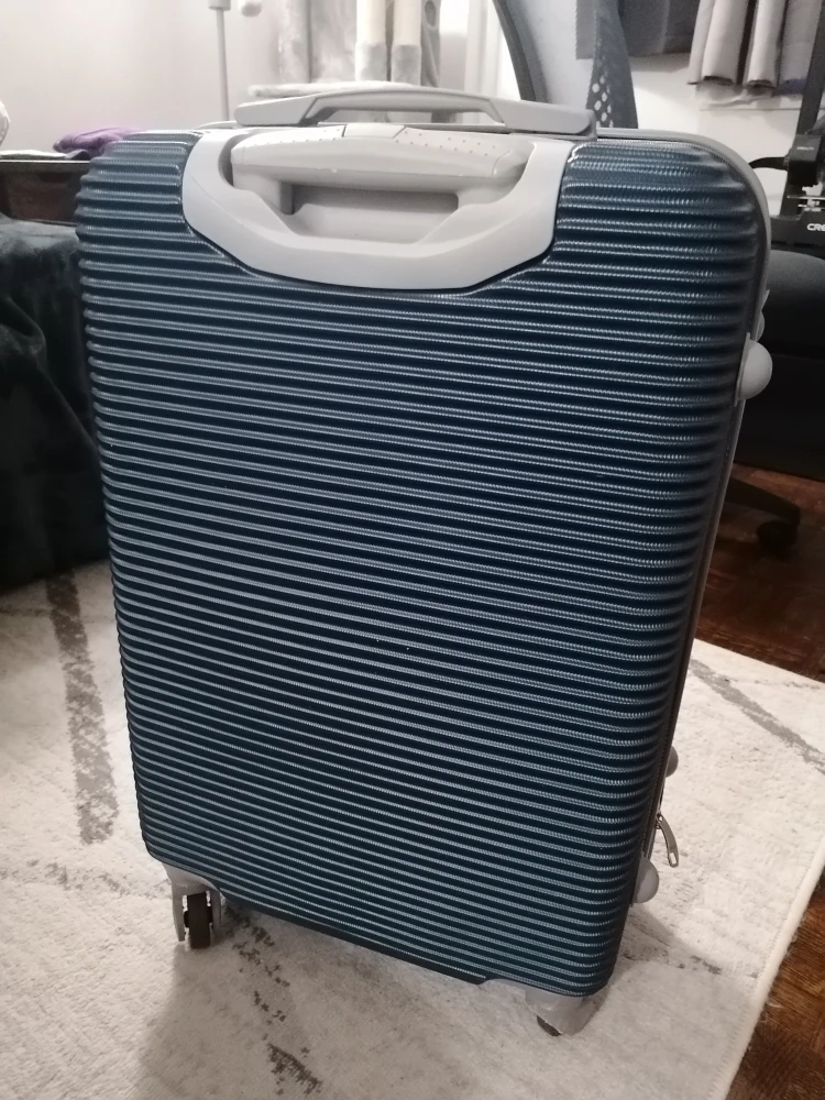 navy hard case travel bag - medium size - photo 2