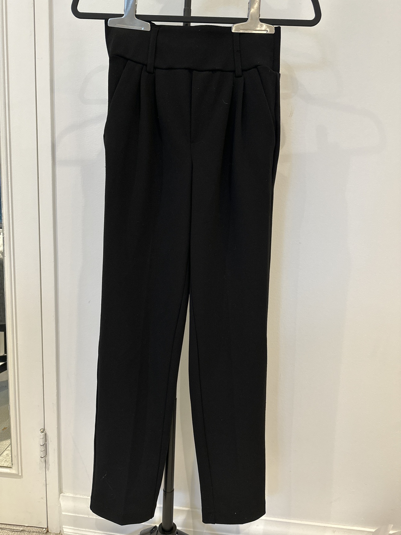 High waisted black dress pants (s)