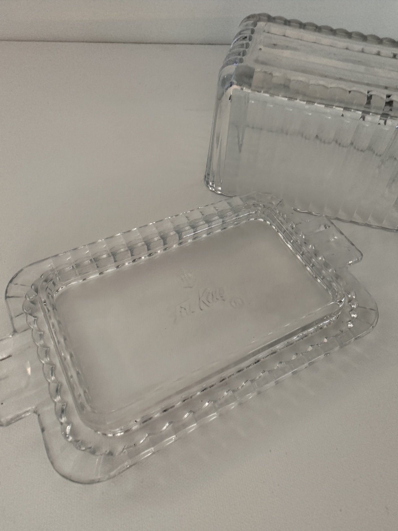 Vintage Fluted Butter Dish - photo 3