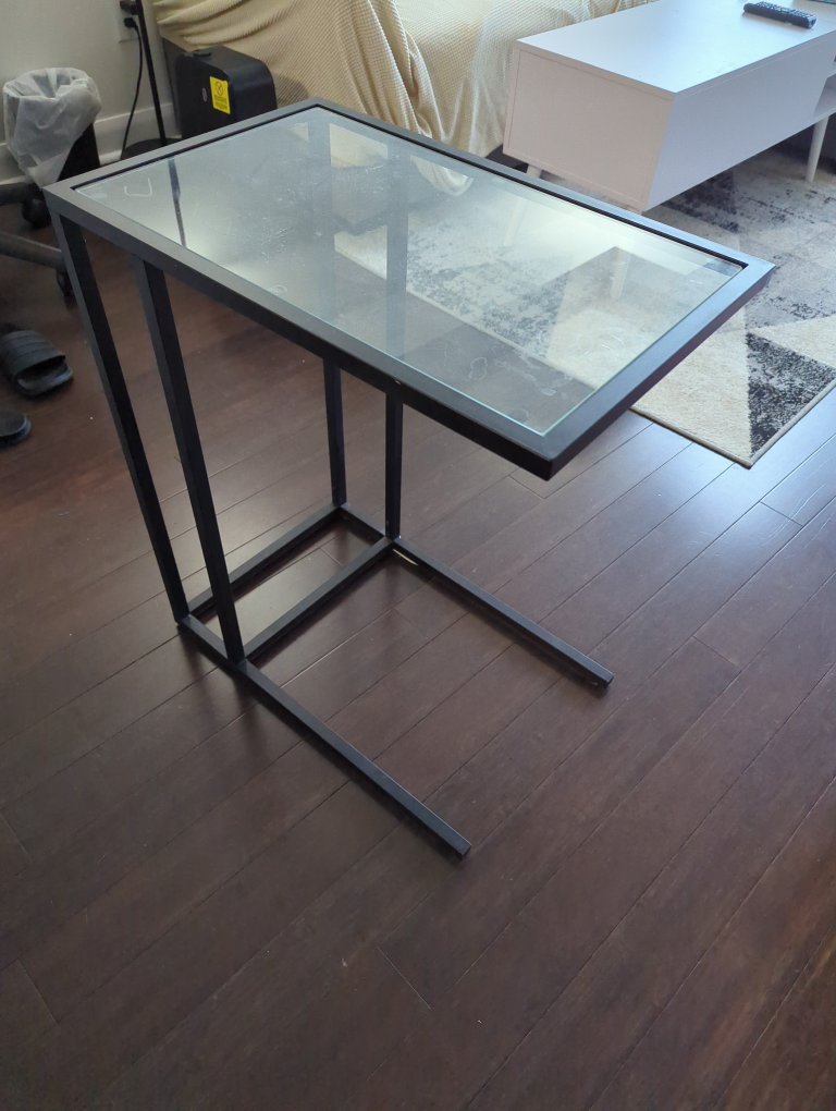 glass side table - photo 2