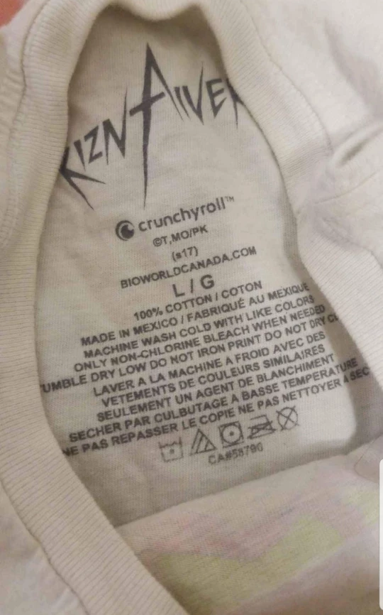 Kiznaiver Anime shirt image indicator(2)