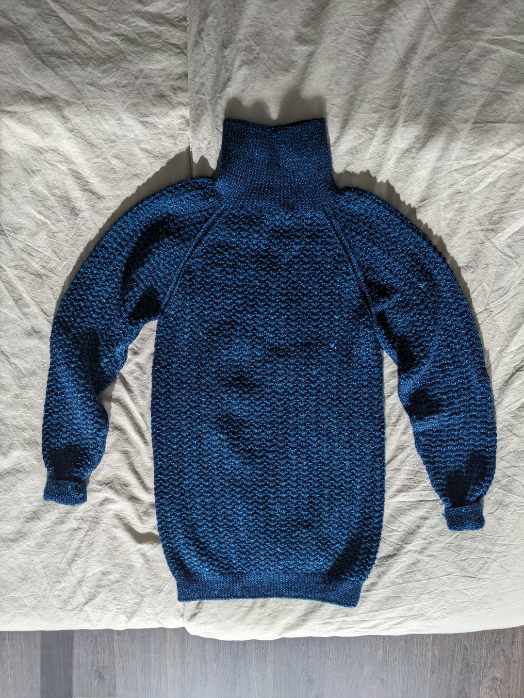 Hand knit woollen sweater - never worn! thumbnail