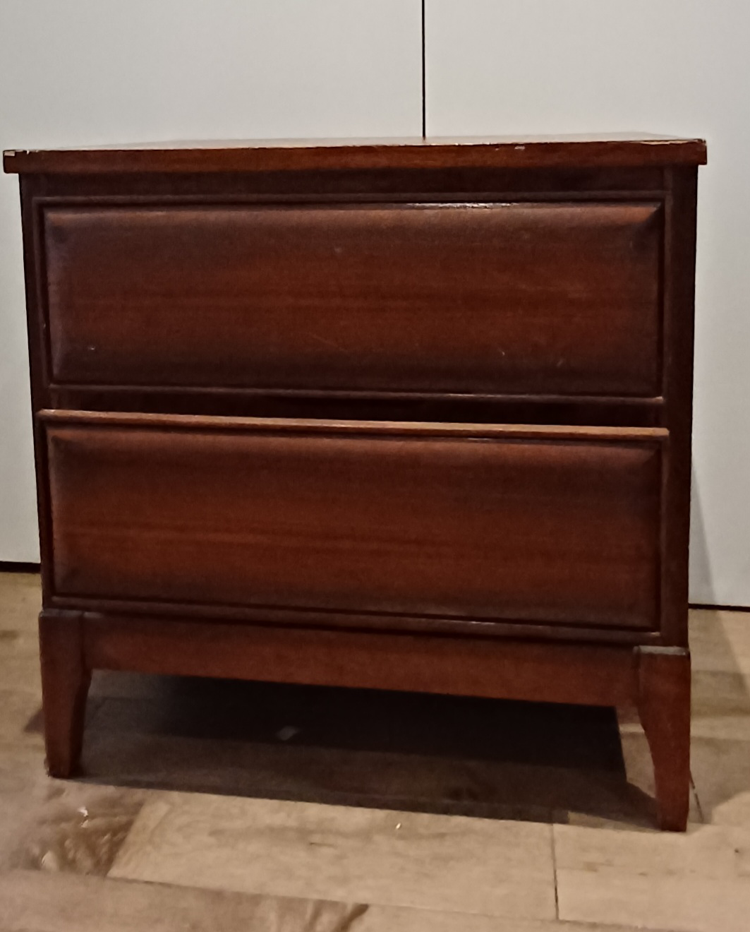 2 drawer wood end table thumbnail