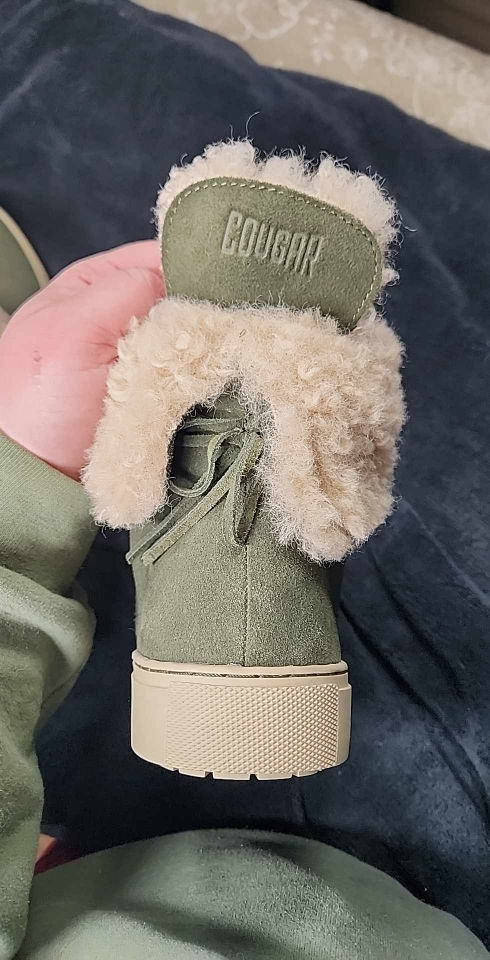 Brand New *Rare* Suede Cougar Booties - photo 2