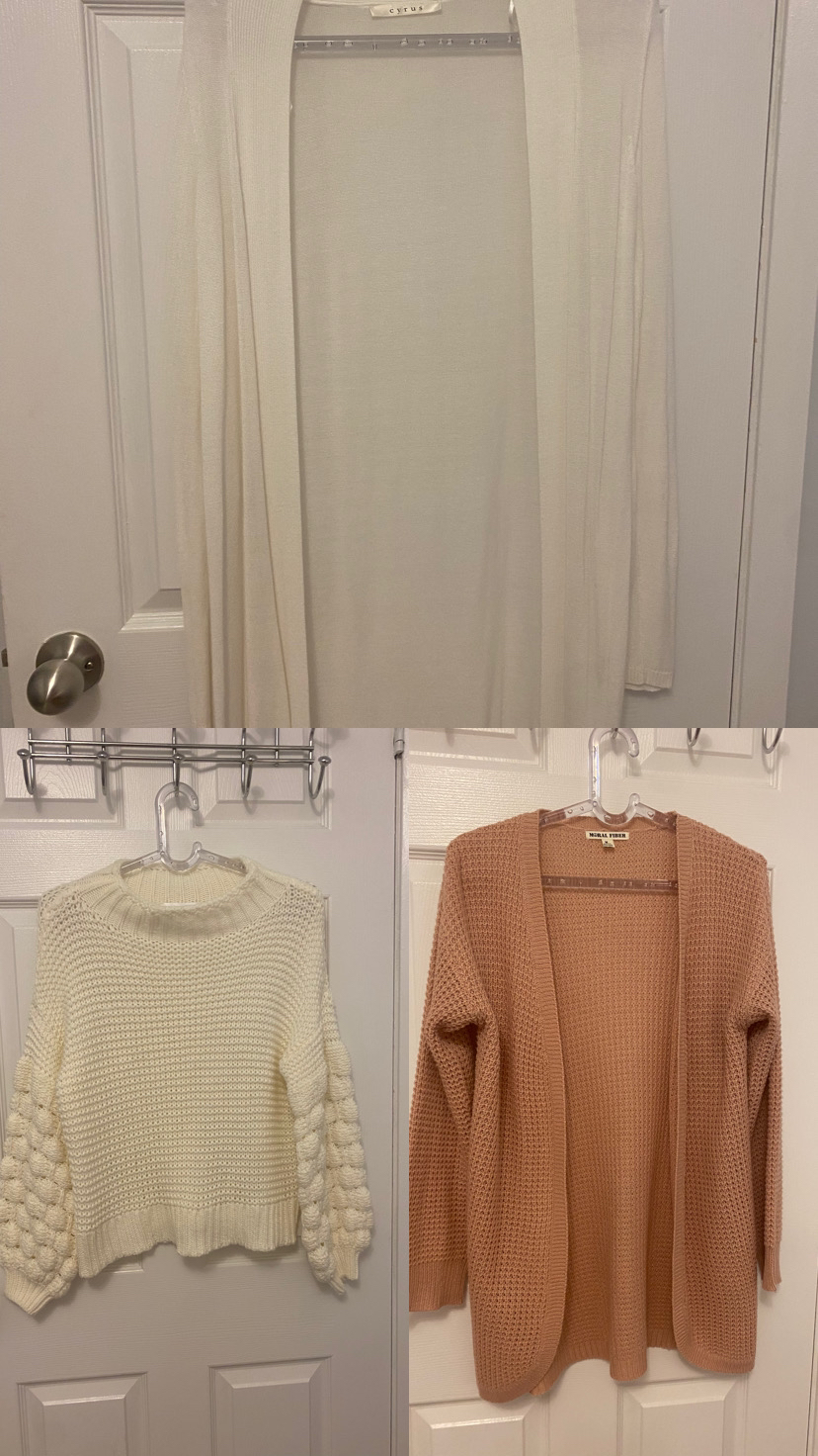 Cardigan and sweater women size small thumbnail